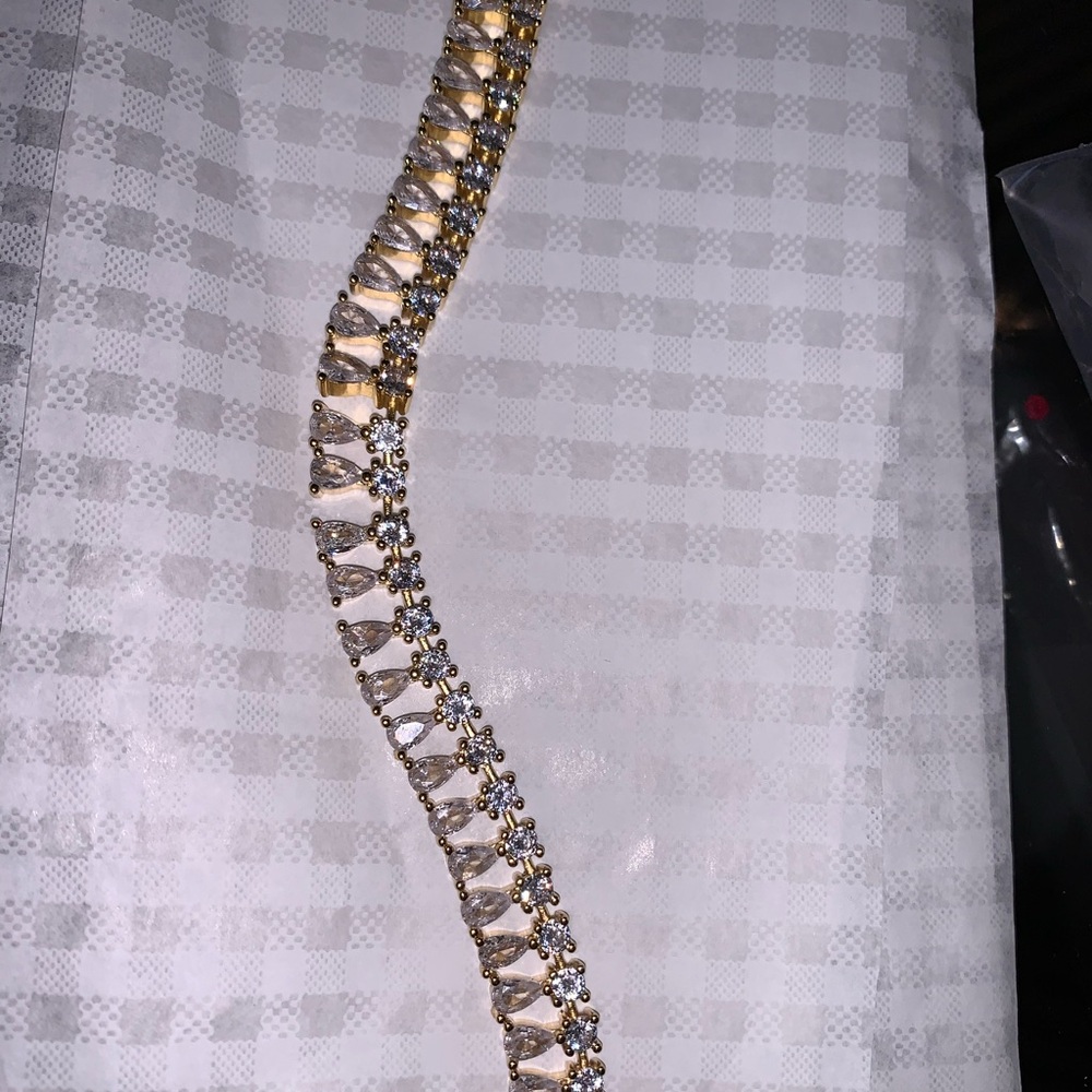 Melinda Maria Gold Princess Necklace Choker